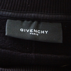 Pre Owned سويتشيرت جيفنشي قطن أسود مطبوع بأكمام طويلة.