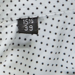 Pre Owned Givenchy White Striped Cotton Button Front Shirt M 