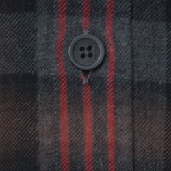 مملوكة مسبقًا قميص جيفنشي قطن بليد أحمر ورمادي S