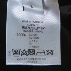 Givenchy Black Cotton Rottweiler Print Cuban Fit T-Shirt L