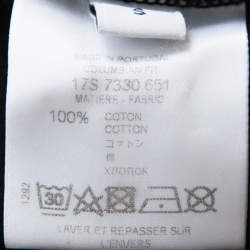 مملوكة مسبقًا Givenchy Black Cotton I feel Love Oversized T-Shirt S