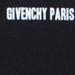 مملوكة مسبقًا Givenchy Black Cotton I feel Love Oversized T-Shirt S