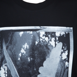 Givenchy Black Graphic Print Cotton Sleeveless T-Shirt M