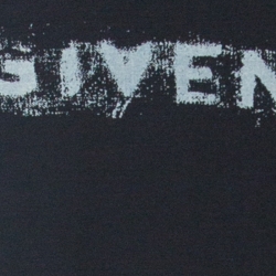 Pre Owned تي شيرت جيفنشي رقبة مستديرة قطن طباعة شعار أسود L