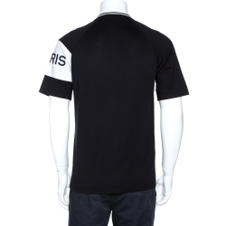 Pre Owned Givenchy Monochrome 4G Embroidered Cotton T-Shirt S