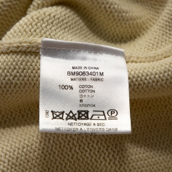 Pre Owned Givenchy Off White Upside Down Logo Cotton Knit Jumper M