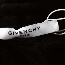 Givenchy Black Knit Vertical Logo Shorts M