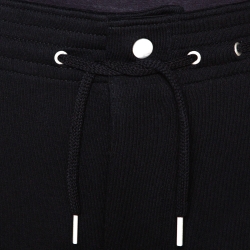 Givenchy Black Knit Vertical Logo Shorts M