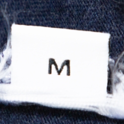 Pre Owned Givenchy Navy Blue Cotton Rottweiler Print Crew Neck T Shirt M