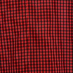 Pre Owned Givenchy Red Gingham Check Star Print Poplin Shirt XXL