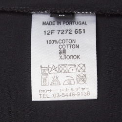 Pre Owned Givenchy Black Shark Print Cotton T-Shirt M