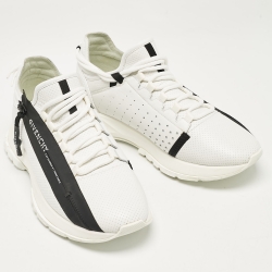 Pre Owned Givenchy White Perforated Leather Spectre Sneakers Size 42