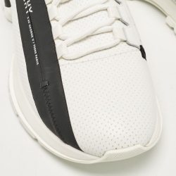 Pre Owned Givenchy White Perforated Leather Spectre Sneakers Size 42