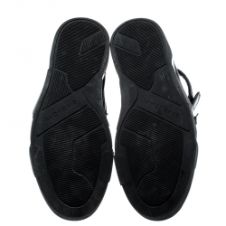 Givenchy Black Leather Tyson Star Studded High Top Sneakers Size 43