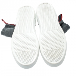 Givenchy Grey Knitted Fabric George V Mid Sock Sneakers Size 42