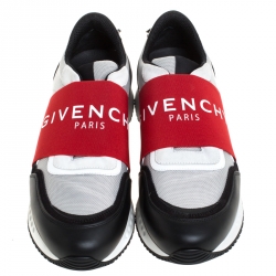 Givenchy Multicolor Leather, Elastic Band And Fabric Urban Street Slip On Sneakers Size 43