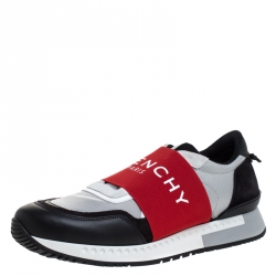 Givenchy Multicolor Leather, Elastic Band And Fabric Urban Street Slip On Sneakers Size 43