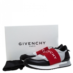Givenchy Multicolor Leather, Elastic Band And Fabric Urban Street Slip On Sneakers Size 43