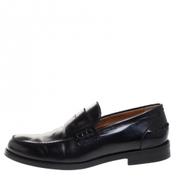 Givenchy Black Leather Loafers Size 43