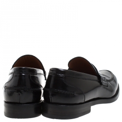 Givenchy Black Leather Loafers Size 43