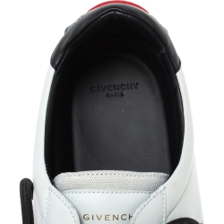Pre Owned Givenchy White Leather Urban Street Hike Slip On Sneakers Size 44