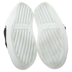 Pre Owned Givenchy White Leather Urban Street Hike Slip On Sneakers Size 44