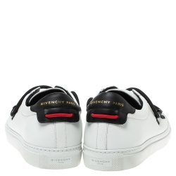 Pre Owned Givenchy White Leather Urban Street Hike Slip On Sneakers Size 44