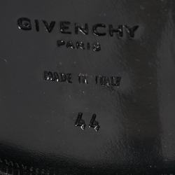 Givenchy Black Leather Slip On Oxfords Size 44