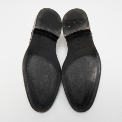Givenchy Black Leather Slip On Oxfords Size 44