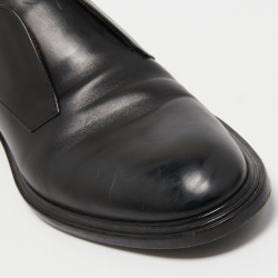 Givenchy Black Leather Slip On Oxfords Size 44
