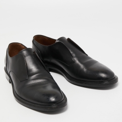 Givenchy Black Leather Slip On Oxfords Size 44