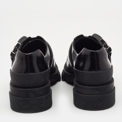 Givenchy Black Leather Buckle Monk Derby Size 41