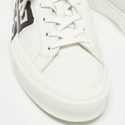 Pre Owned Givenchy White Leather Low Top Sneakers Size 45
