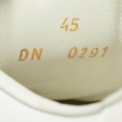 Pre Owned Givenchy White Leather Low Top Sneakers Size 45