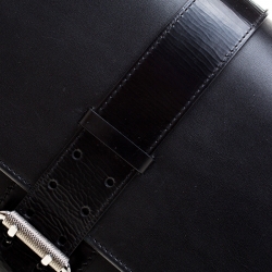 Givenchy Black Leather Briefcase 