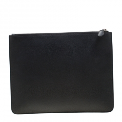 Pre Owned Givenchy Black Monkey Brothers Leather Pouch