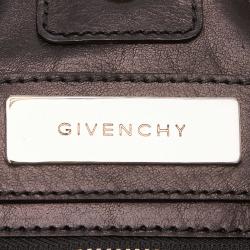 Pre Owned Givenchy Navy Blue Studded Leather Garment Bag