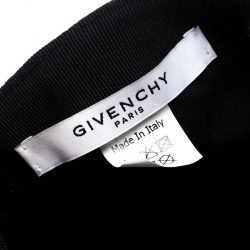 Givenchy Dark Grey Denim Barb Wire Jesus Print Snapback Cap 