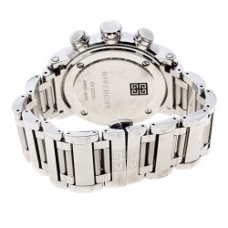 Givenchy Silver White Stainless Steel GV.5220J Men's Wristwatch 48MM