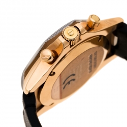 Pre Owned Givenchy Mother of Pearl Rose Gold Plated Steel Five Chronograph GY100131S01 Men's Wristwatch 41 mm