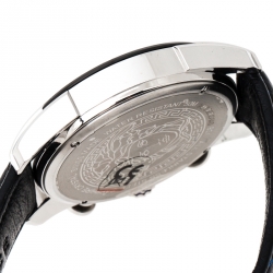 Pre Owned Versace Silver Stainless Steel V-Ray VDB Men's Wristwatch 44 mm
