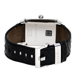 Pre Owned Givenchy Silver Opaline Stainless Steel GV.5214M Men's Wristwatch 38 mm