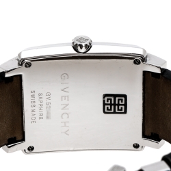 Pre Owned Givenchy Silver Opaline Stainless Steel GV.5214M Men's Wristwatch 38 mm