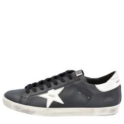 Pre Owned Golden Goose Black Superstar Classic Size 41