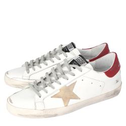 Pre Owned Golden Goose White Superstar Classic Sneakers Size 44