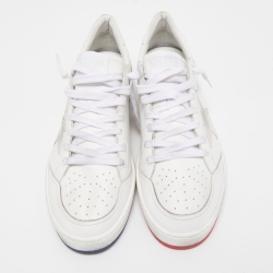 Pre Owned Golden Goose White Leather Ballstar Sneakers Size 41