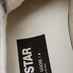 Pre Owned Golden Goose White Leather Ballstar Sneakers Size 41