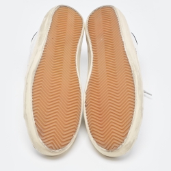 Golden Goose White Leather Superstar Low Top Sneakers Size 47