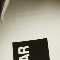 Pre Owned Golden Goose White Leather Superstar Sneakers Size 42