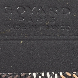 Goyard Black Goyardine Coated Canvas and Leather Saint Sulpice Card Holder